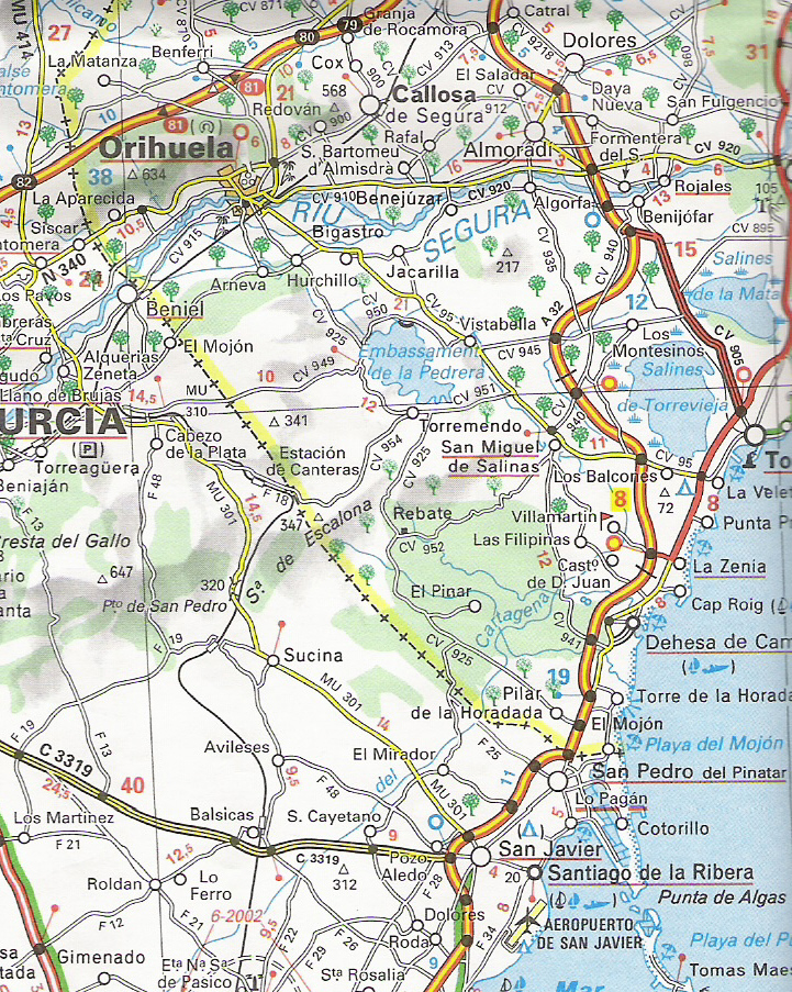 Benejuzar Map
